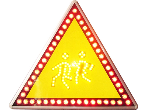 太阳能注意儿童标志CTB-5S-3